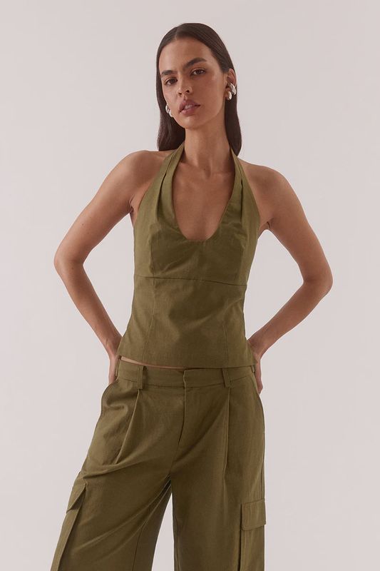 Sovere - Sabine Top Khaki