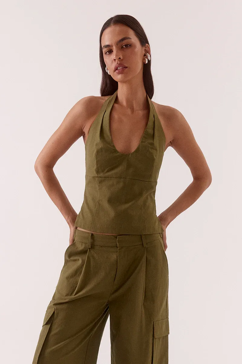 Sovere - Sabine Top Khaki