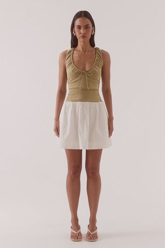 Sovere - Reve Mini Dress Soft Khaki
