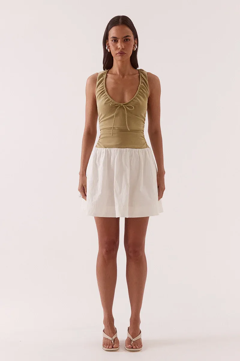 Sovere - Reve Mini Dress Soft Khaki