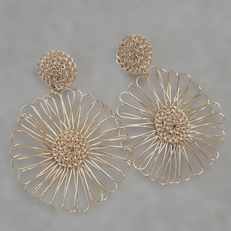 LPL Creations - Gerbera Earrings