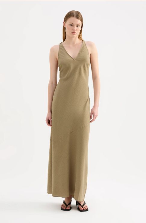 Nude Lucy - Winfield Maxi Dress Deep Sage