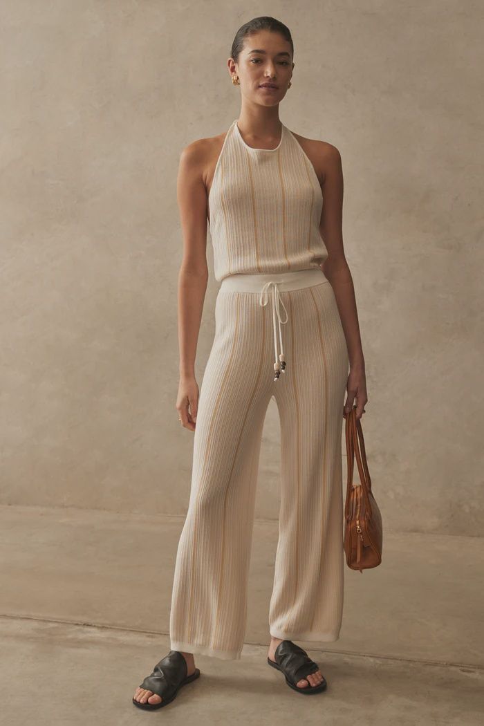 Sancia - Arden Knit Top Bisque