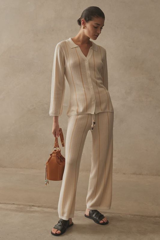 Sancia - Briar Knit Shirt Bisque