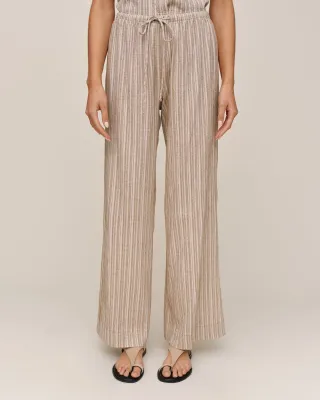 Bella Dahl - Side Slit Beach Pant Driftwood