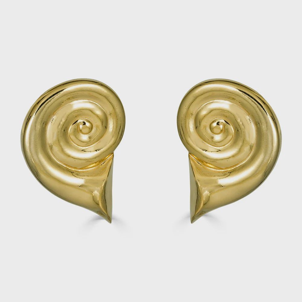 Cristina Sabatini - Shell Earrings Gold
