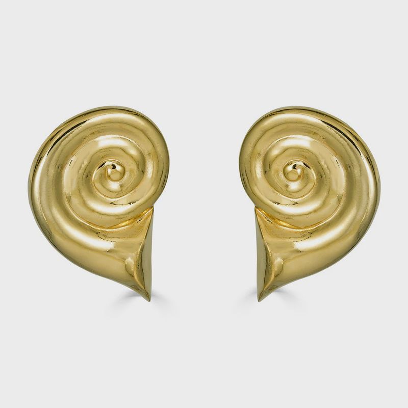 Cristina Sabatini - Shell Earrings Gold