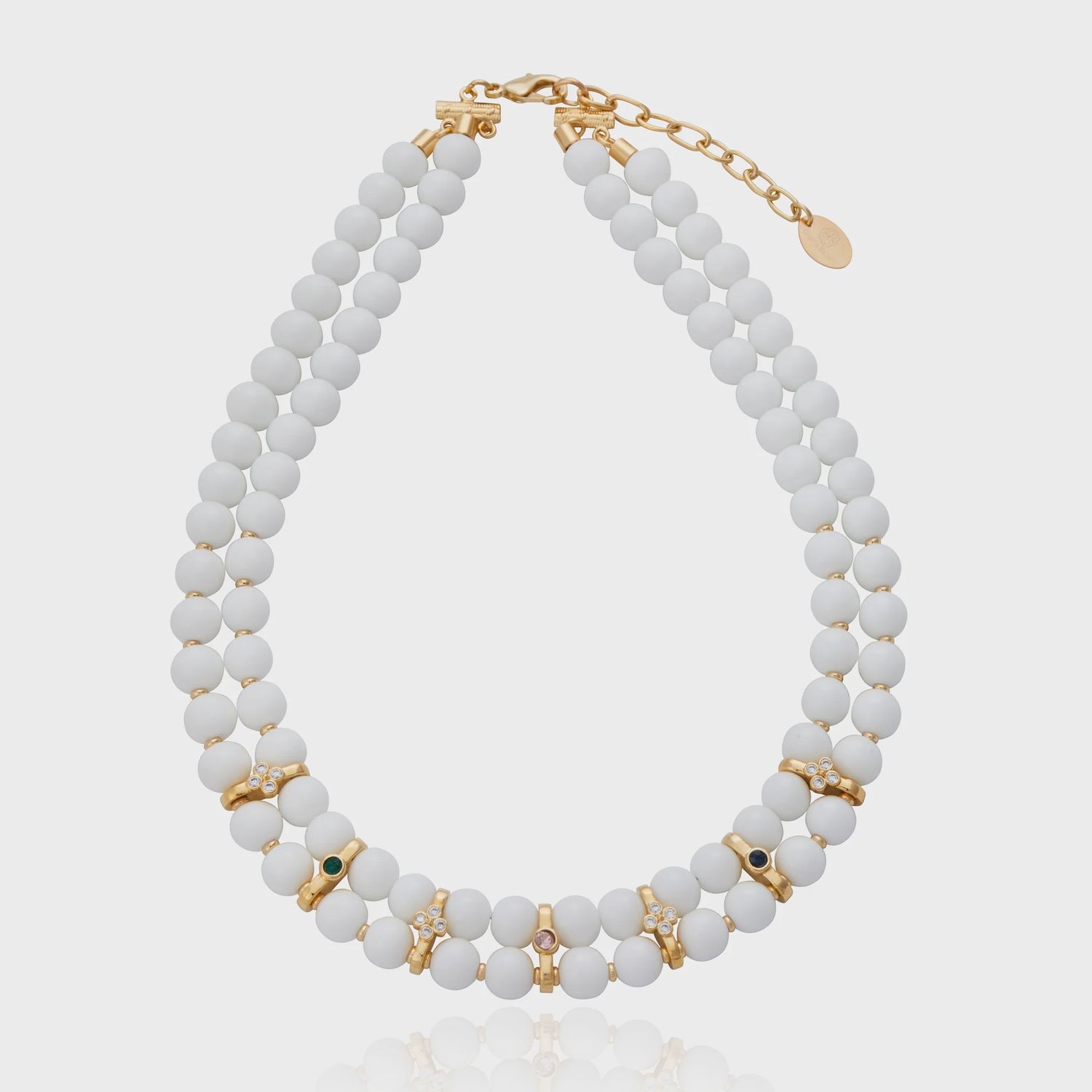 Cristina Sabatini - Palazzo Grassi Necklace White Agate