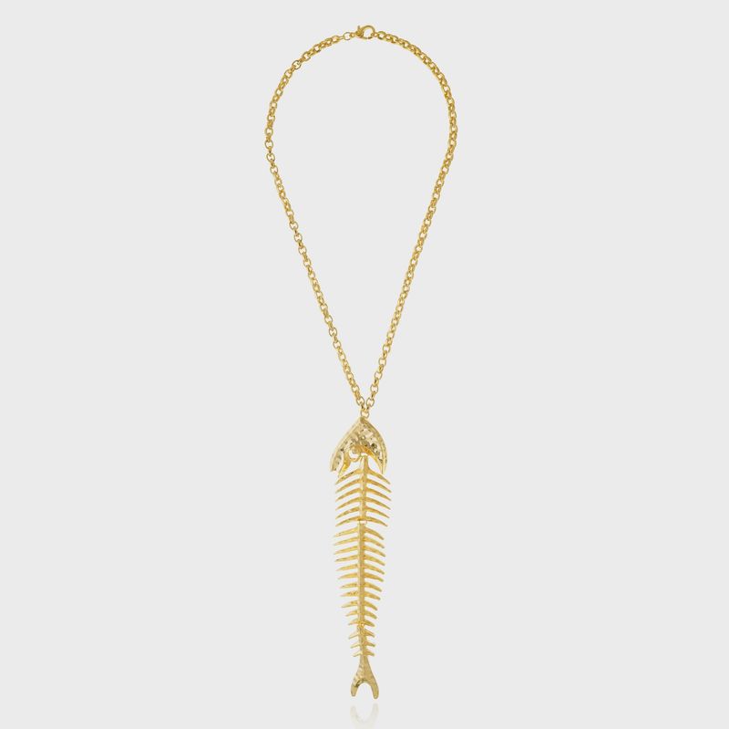 Cristina Sabatini - Patmos Fish Necklace Gold