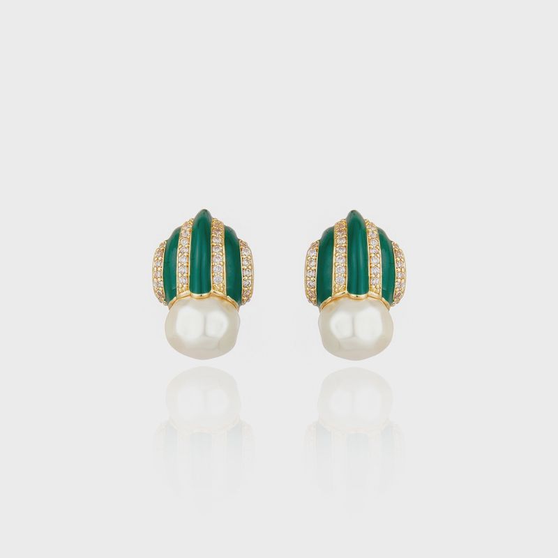 Cristina Sabatini - Graz Earring Green Agate