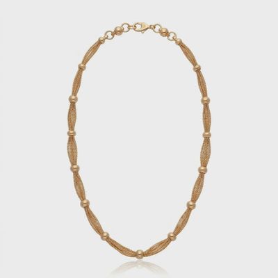 Cristina Sabatini - Classic Micro Multi Chain Choker Gold