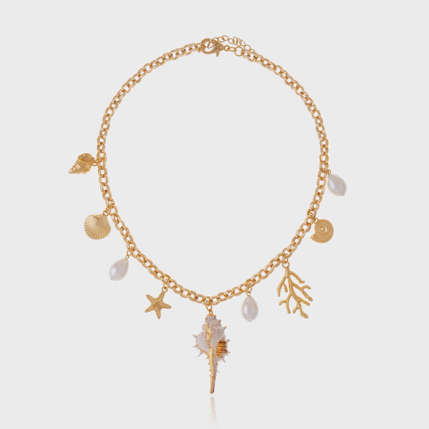 Cristina Sabatini - Paros Charm Necklace Gold