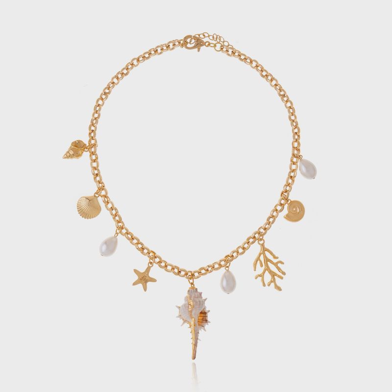 Cristina Sabatini - Paros Charm Necklace Gold