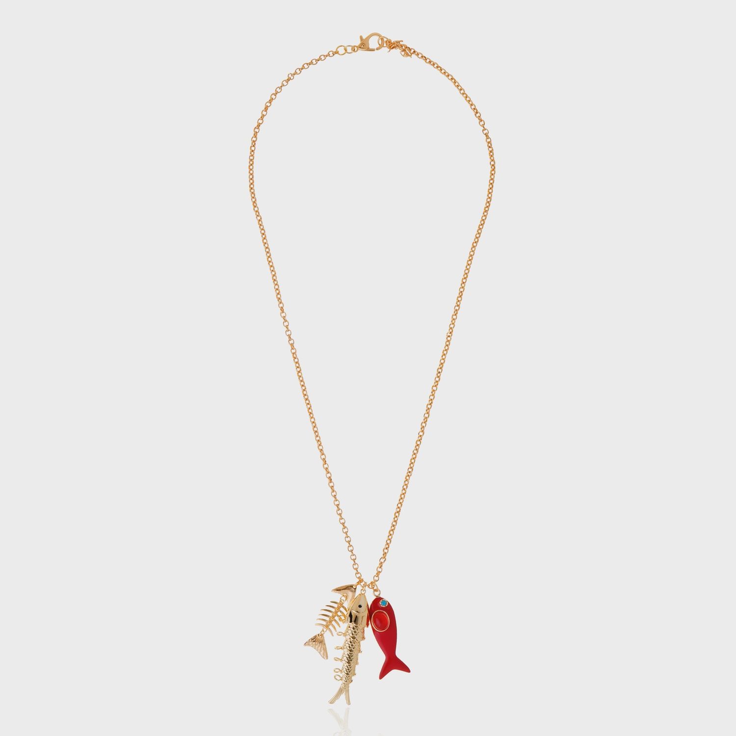 Cristina Sabatini - Seychelles Fish Necklace Gold Cristina Sabatini - Seychelles Fish Necklace Gold