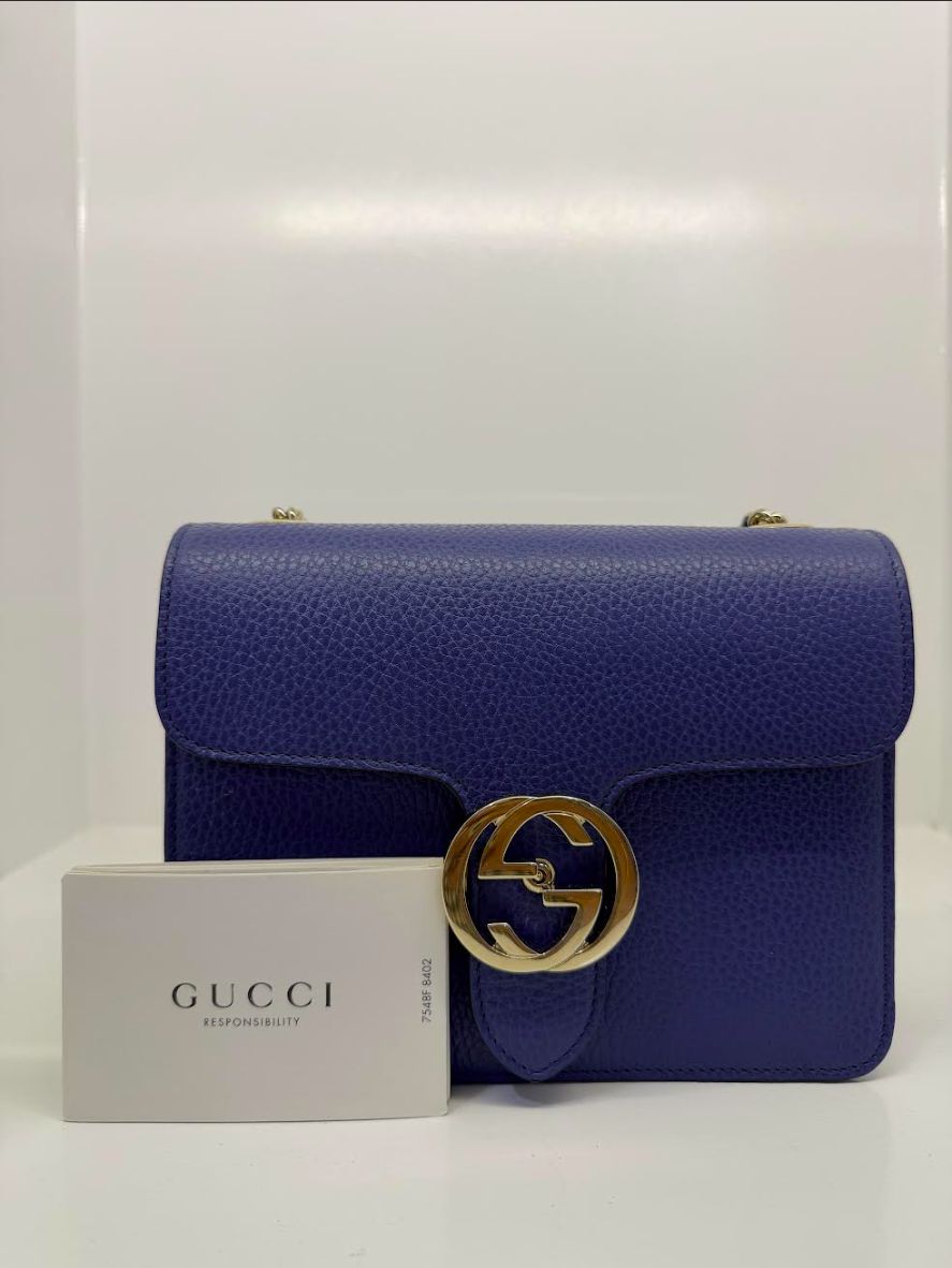 Gucci - Interlocking Dollar Crossbody Blue Gucci - Interlocking Dollar Crossbody Blue