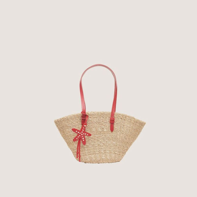 Poolside - East West Mini Tote Tomato
