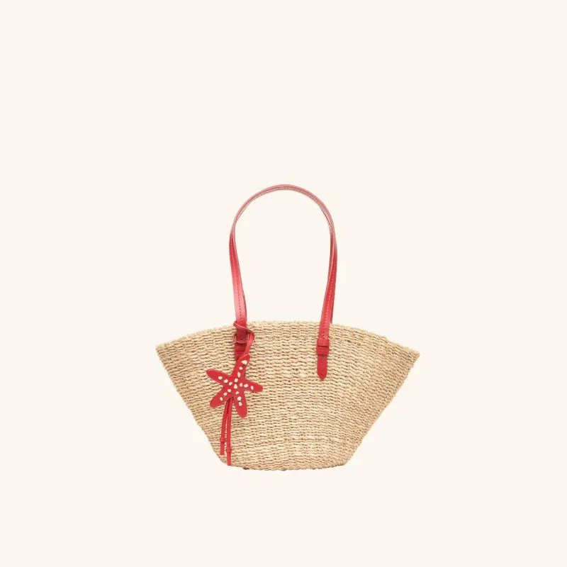 Poolside - East West Mini Tote Tomato