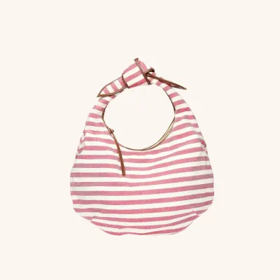 Poolside - Josie Knot Bag Tomato Stripe
