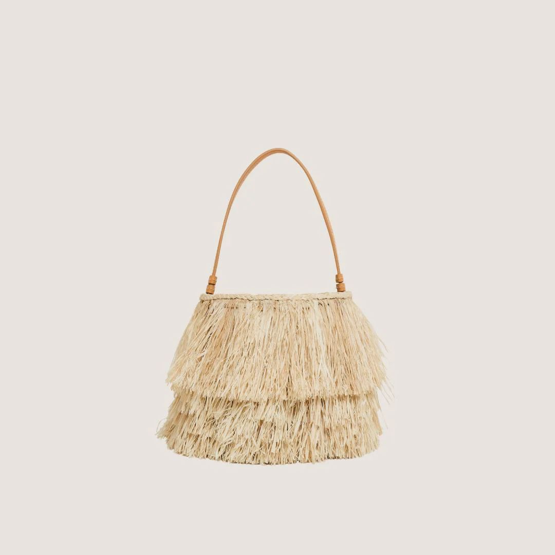 Poolside - Harbour Island Bucket Bag Natural