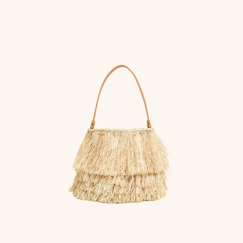 Poolside - Harbour Island Bucket Bag Natural