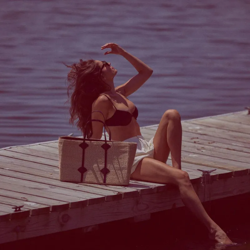 Poolside - St. Tropez Tote Chocolate
