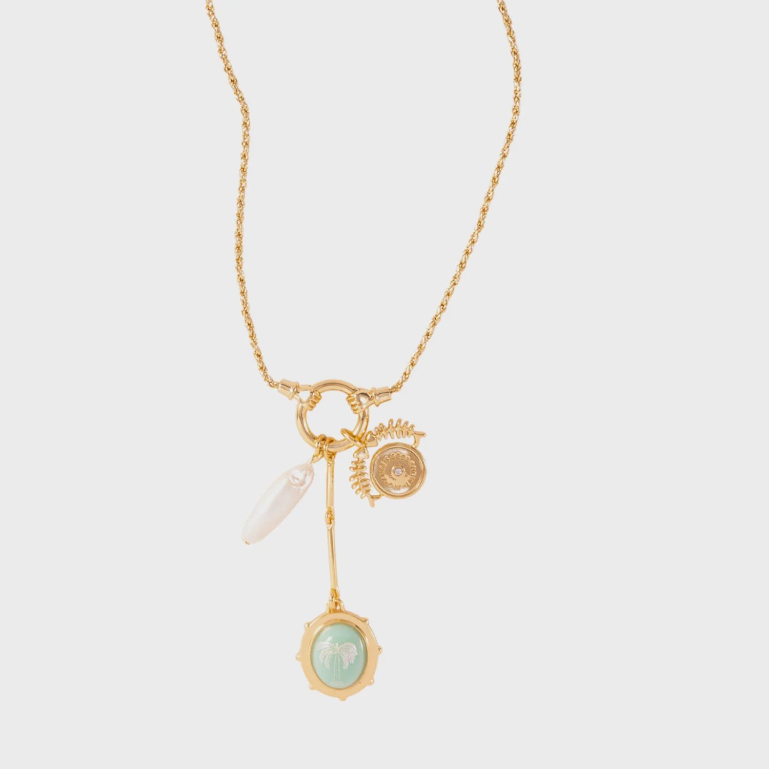 Mignonne Gavigan - Frances Charm Necklace Gold Multi