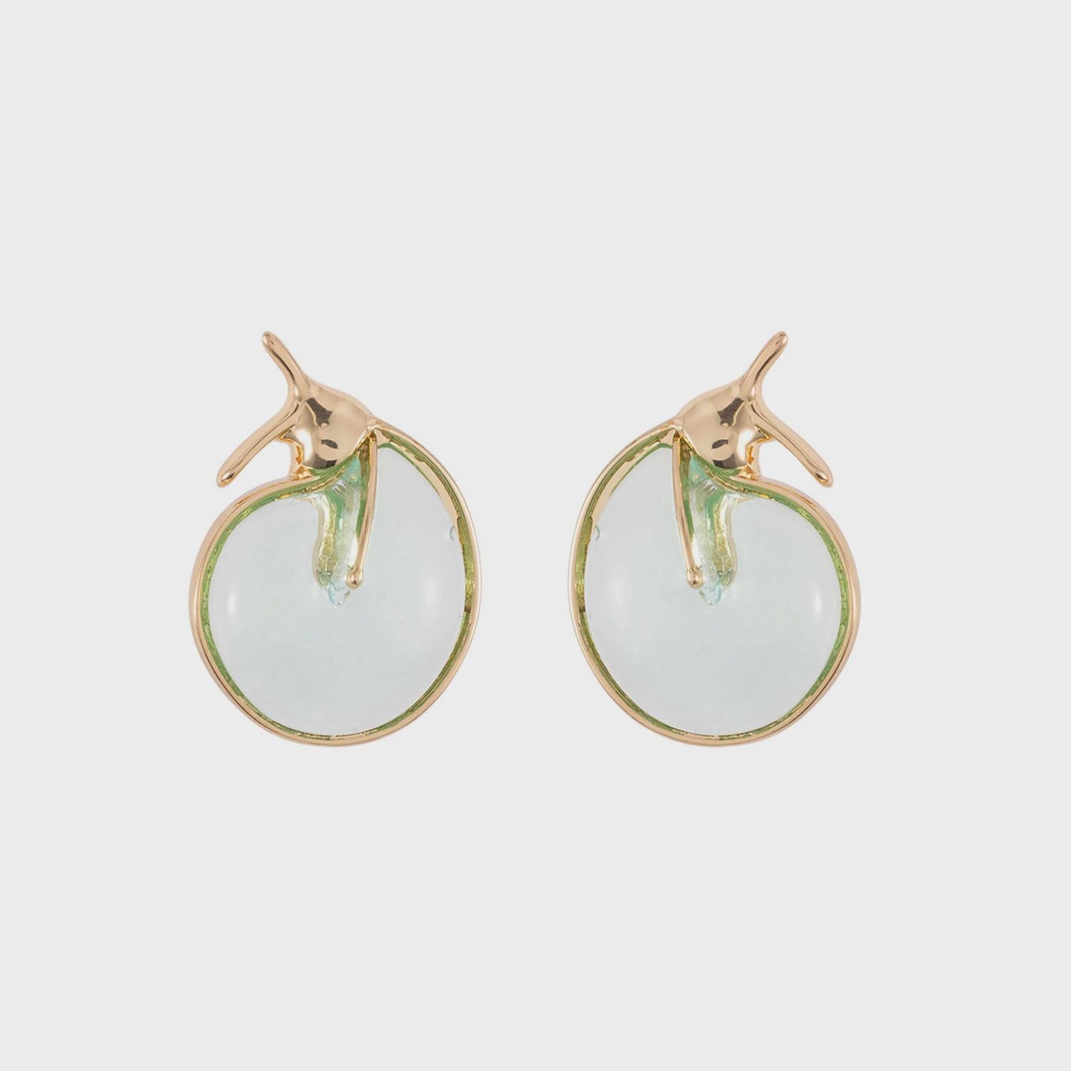 Mignonne Gavigan - Cara Studs Seafoam Gold