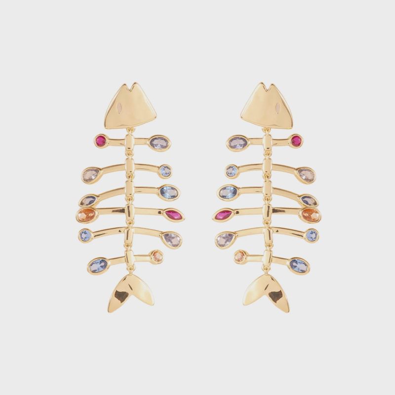 Mignonne Gavigan - Josefina Earrings Gold Multi
