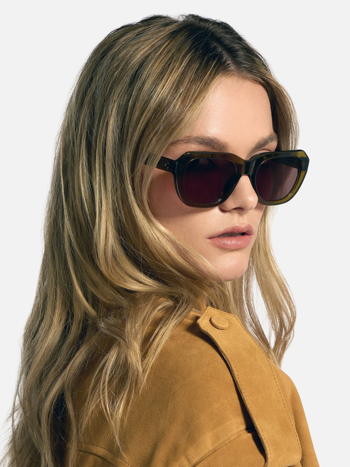 Alan Hammond - Ace Women's Sunglasses Olive Green/Brown Alan Hammond - Ace Women's Sunglasses Olive Green/Brown