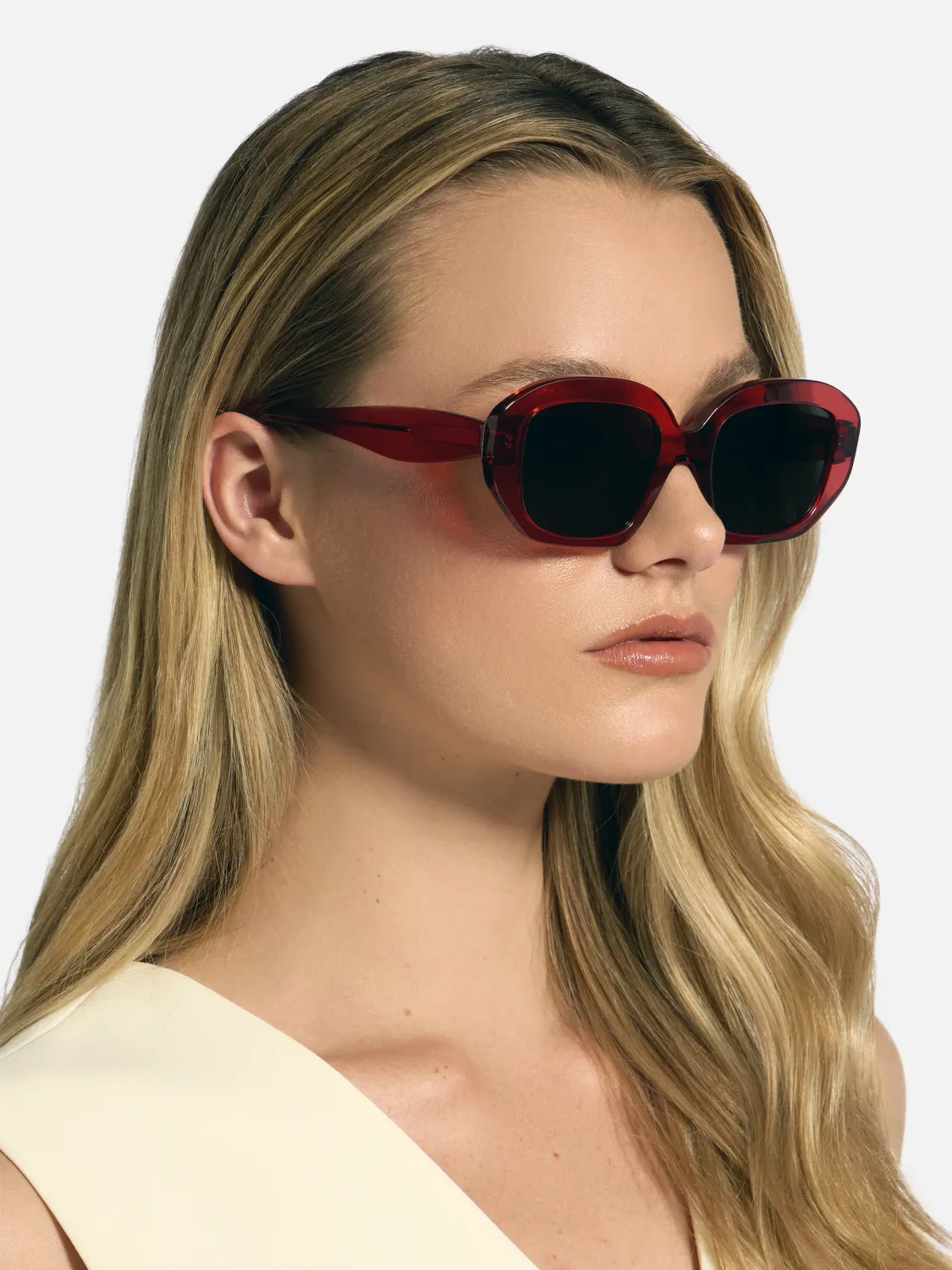 Alan Hammond - Beau Women's Sunglasses Red/Grey