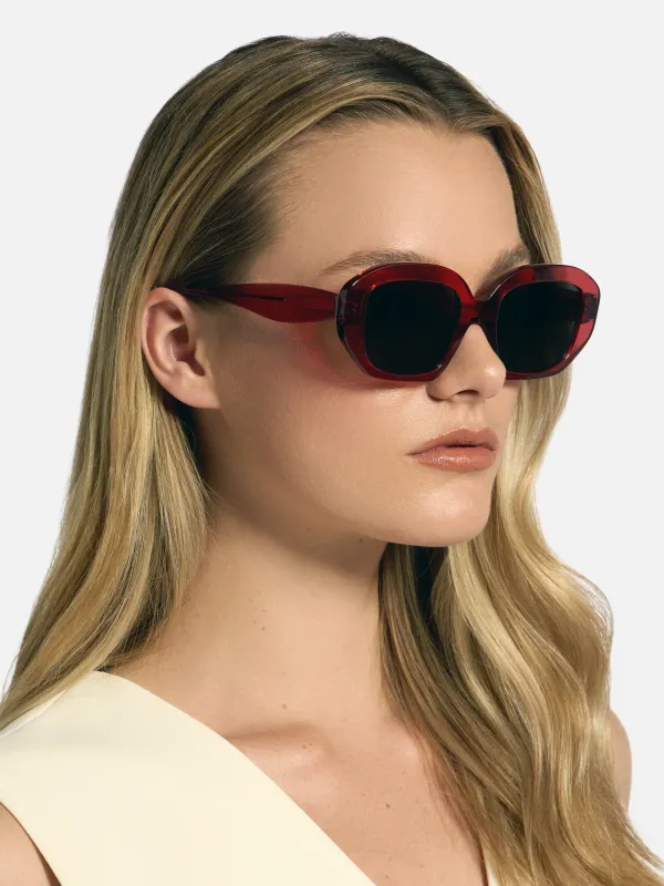Alan Hammond - Beau Women's Sunglasses Red/Grey