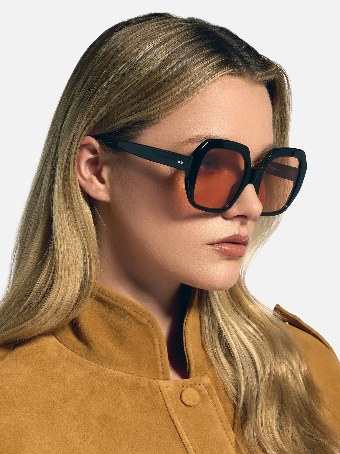 Alan Hammond - Faye Women's Sunglasses Black/Amber Alan Hammond - Faye Women's Sunglasses Black/Amber