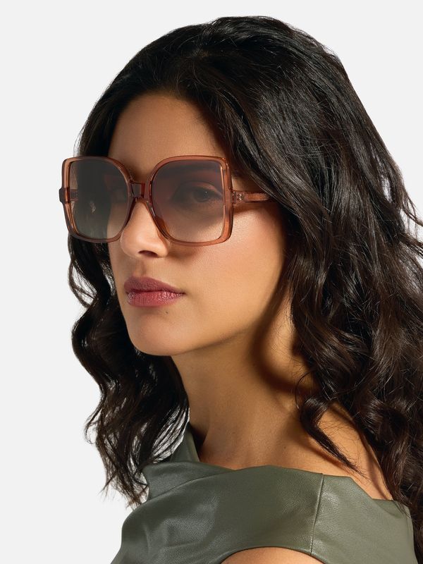 Alan Hammond - Rosalie Women's Sunglasses Orange/Brown Gradient