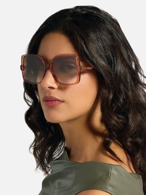 Alan Hammond - Rosalie Women's Sunglasses Orange/Brown Gradient