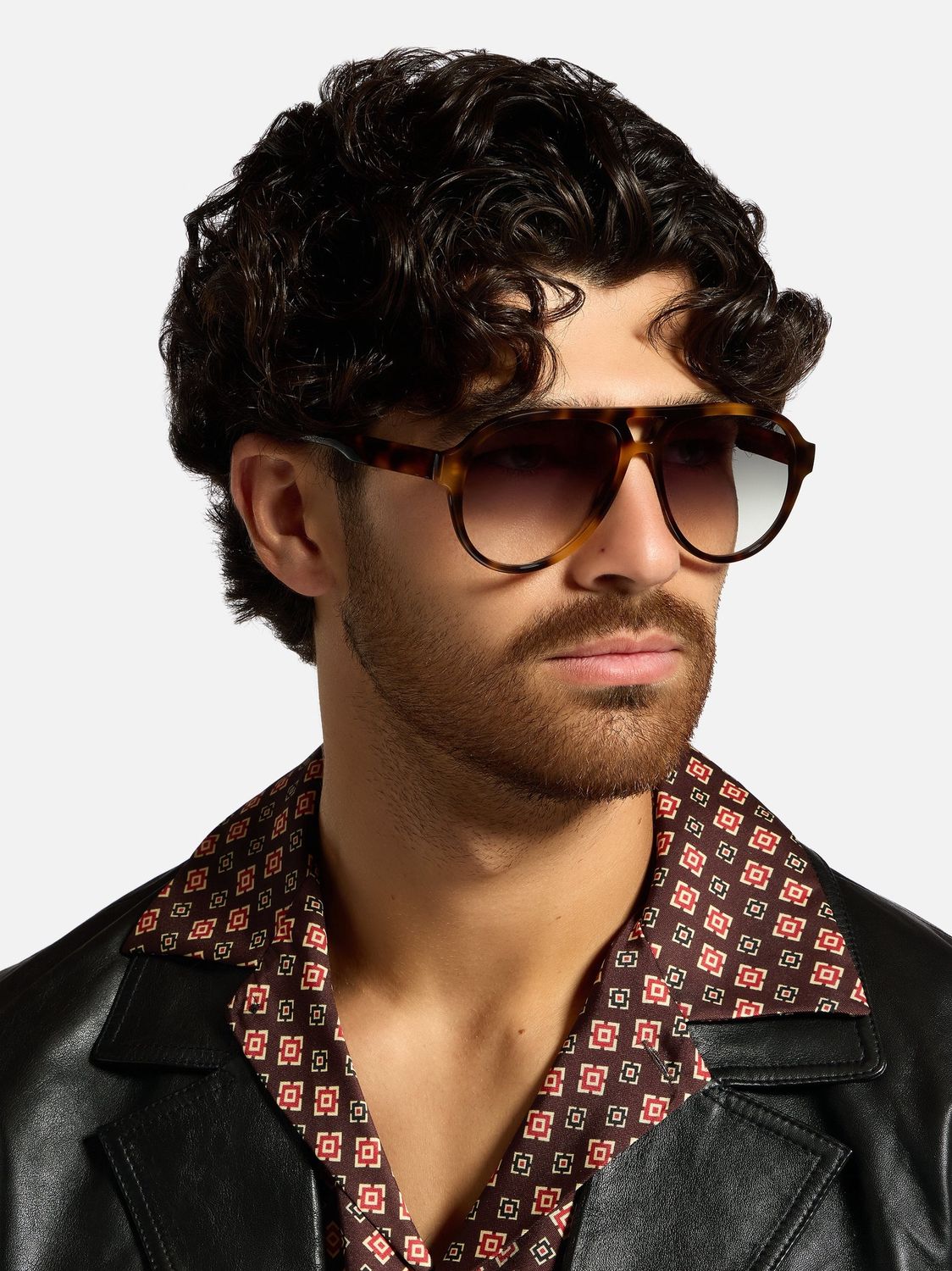 Alan Hammond - Venture Men's Sunglasses Havana/Green Gradient Alan Hammond - Venture Men's Sunglasses Havana/Green Gradient