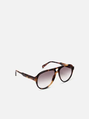 Alan Hammond - Venture Men's Sunglasses Havana/Green Gradient