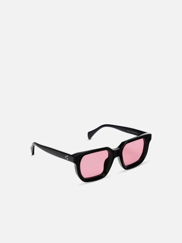 Alan Hammond - Ardmore Men's Sunglasses Black/Rose