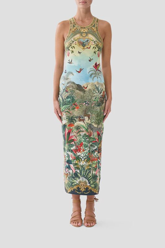 Camilla - Jersey Tank Dress Wanderlust Empire