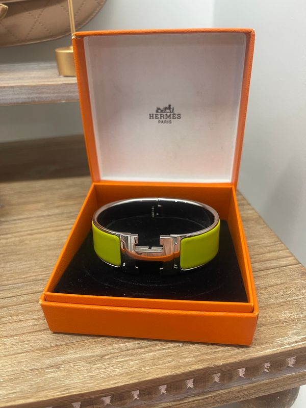 Hermes - Clic Clac H Bracelet Kiwi