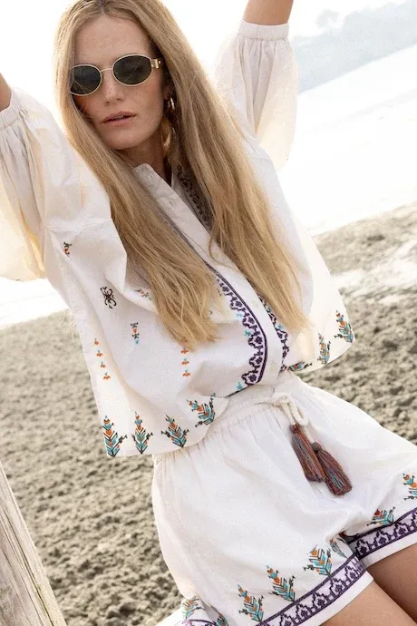 The Shirt - Hannah Short Ecru