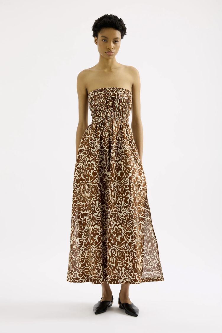 Nude Lucy - Florense Shirred Maxi Nude Lucy - Florense Shirred Maxi