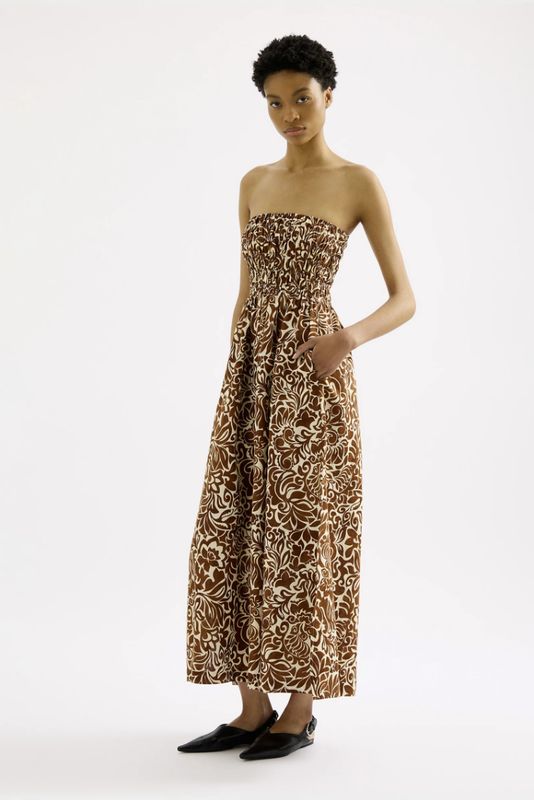 Nude Lucy - Florense Shirred Maxi