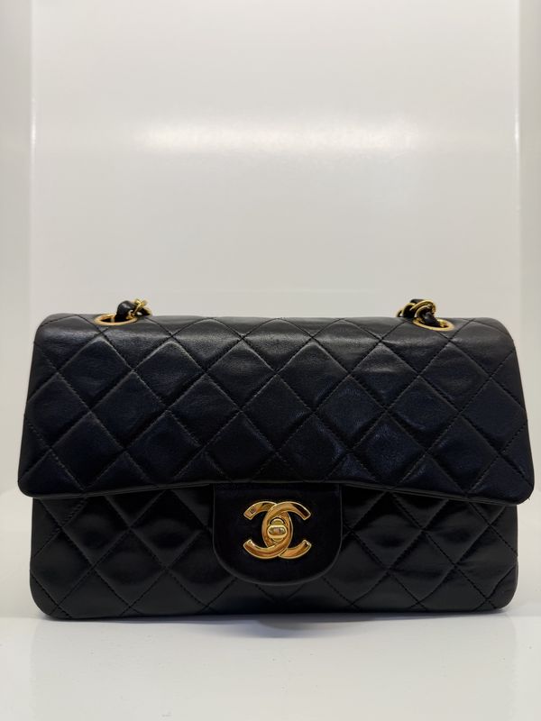 Chanel - Classic Double Flap Quilted Bag Lamb Skin 1994-1996