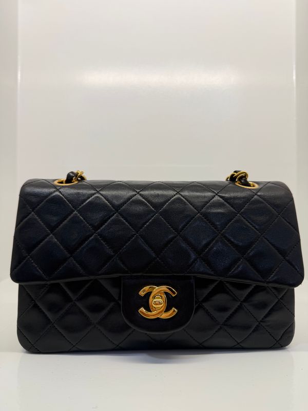 Chanel - Classic Double Flap Quilted Bag Lamb Skin 1994-1996