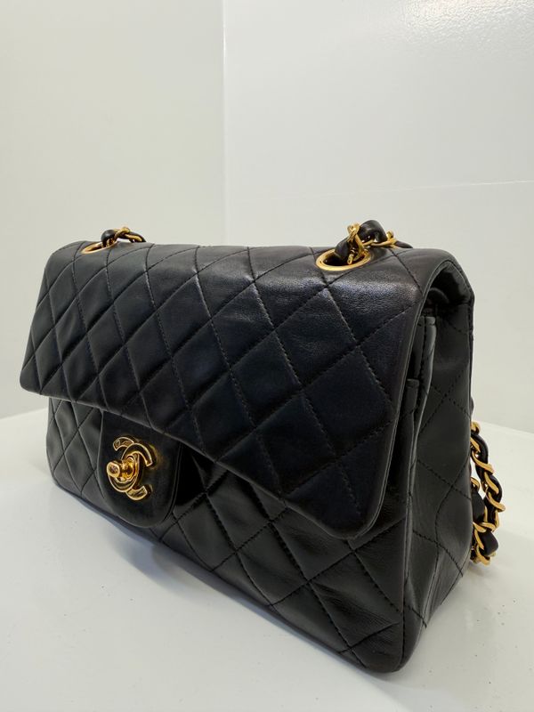Chanel - Classic Double Flap Quilted Bag Lamb Skin 1994-1996