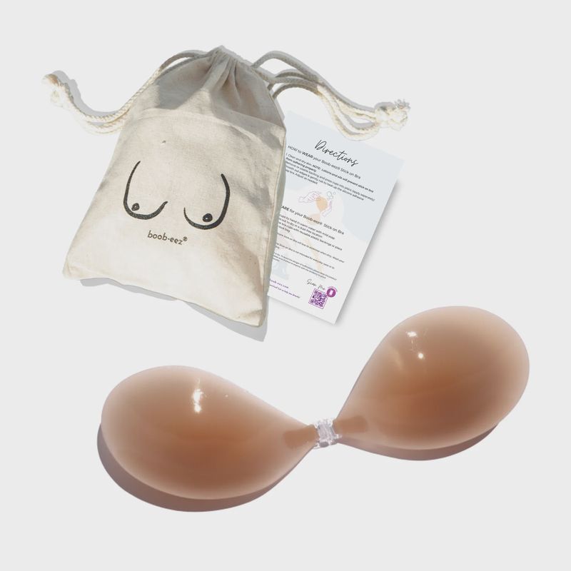 Boob-eez - Silicone Stick-On Bra Medium Tint