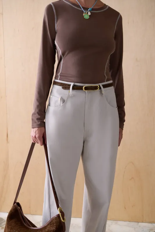Sancia - Aya Belt Portobello Croc