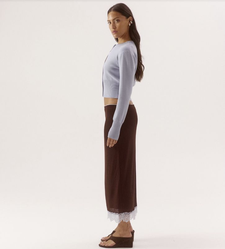 Sovere - Alani Cardigan Whisper Blue