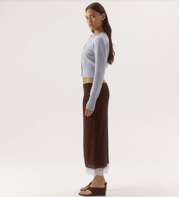 Sovere - Alani Cardigan Whisper Blue