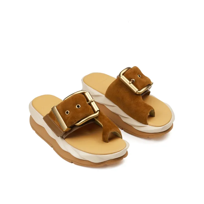 4CCCCEES - Mellow Glow Brown Sheep Leather